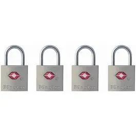 4-Pack Keyed-Alike Luggage Locks 1