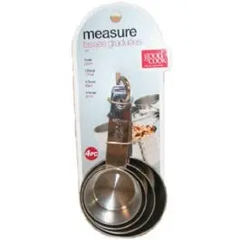 4-Piece Stainless-Steel Measuring Cup Set 1
