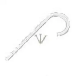 4-Pk. 3 X 7-In. Dwv J-Hook Pipe Hanger Holder 1