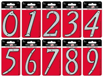 4  Reflective Plastc Number 6 1