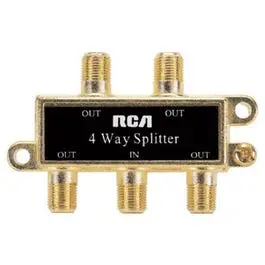 4-Way Coaxial Cable Splitter 1