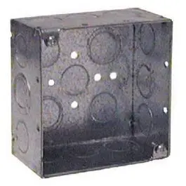 4 X 2-1/8-Inch Welded Corners Square Box 1