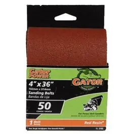 4 X 36-In. 50-Grit Bi-Directional Sanding Belt 1