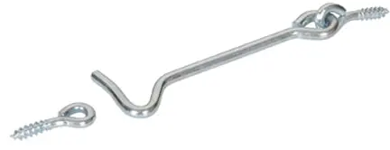 4  Zinc Plated Gte Hook Eye 1
