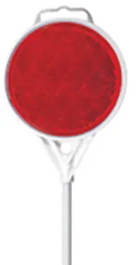 48  Red Driveway Marker 1