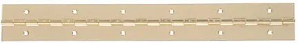 48X1-1/2  Brass Plated Cont Hinge 1