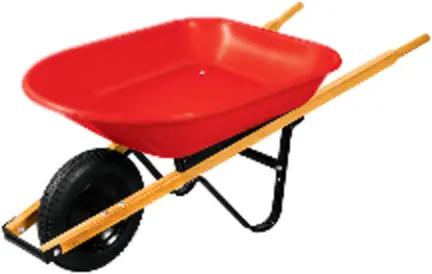 4Cu Ft Wheelbarrow Steel Tray 1