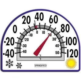5-1/2-Inch Window Cling Thermometer 1