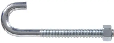 5/16X7 Zinc Plated J-Bolt 1