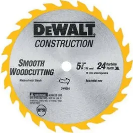 5-3/8-Inch 24-Tpi Carbide-Tipped Cordless Saw Blade 1