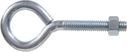5/8-11X6 Zinc Plated Eyebolt W/Nut 1