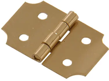 5/8  Solid Brass Decorative Hinge 1