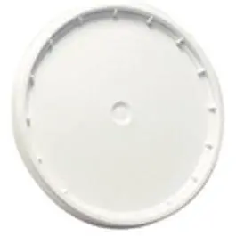 5-Gallon White Plastic Pail Lid 1