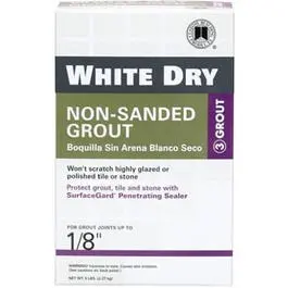 5-Lb. White Dry Tile Grout 1