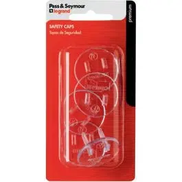 5-Pack Clear Electrical Safety Caps 1