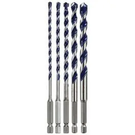 5-Pc. Blugranite Turbo Hammer Drill Bit Set, Carbide 1