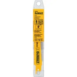5-Pk., 6-In. 6-Tpi Bi-Metal Reciprocating Saw Blade 1