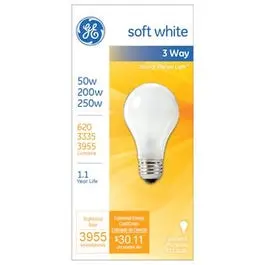 50/200/250-Watt 3-Way Soft White Light Bulb 1