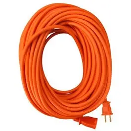 50-Ft. 16/2 Sjtw Orange Round Vinyl Extension Cord 1