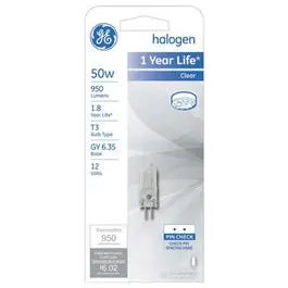 50-Watt T3 Quartz Halogen Lamp 1