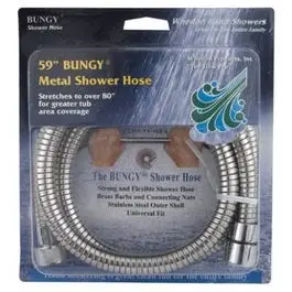 59-Inch Metal Stretch Shower Hose 1