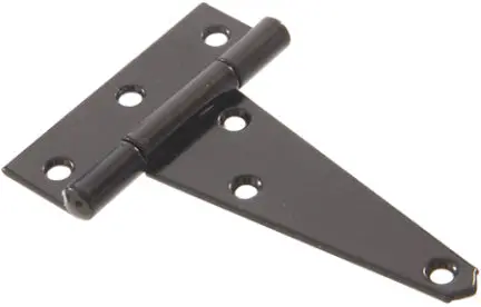 6  Black Finish Heavy T-Hinge 1