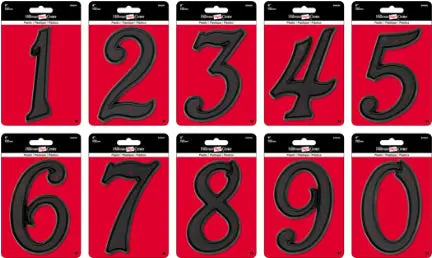 6  Black Number 8 1