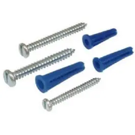 6-Cavity Plastic Anchor/Phillips Screw Assortment, 7-Oz. 1