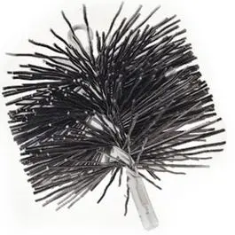 6-Inch Black Polypropylene Chimney Brush 1