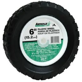 6-Inch Plastic Universal Offset Replacement Lawn Mower Wheel 1