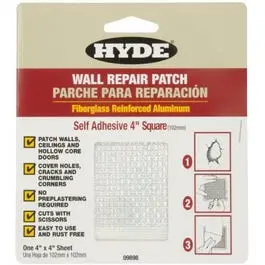 6-Inch Self-Adhesive Aluminum Drywall Patch 1