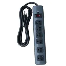 6-Outlet Metal Surge Strip, 1200 Joules 1