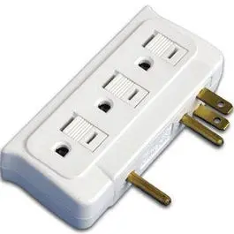 6-Outlet White Side Entry Current Tap 1