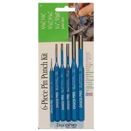 6-Piece High-Carbon Steel Pin Punch Kit 1