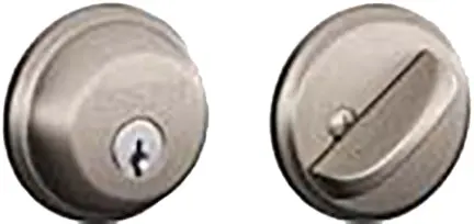 619 Satin Nickel Deadbolt 1