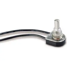 6A Nickel-Plated Single-Pole/Single-Throw Push Button Switch 1