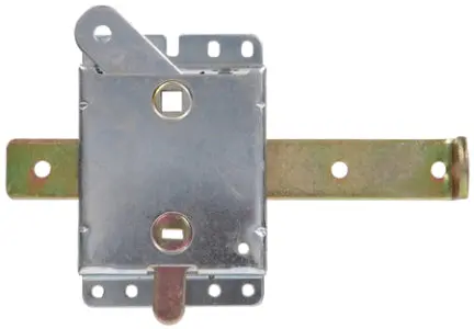 7-1/2  Zinc Plated Grge Dr Sde Lck 1