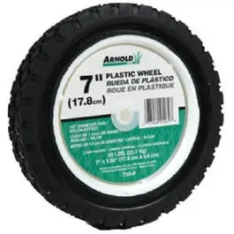 7-Inch Plastic Universal Offset Replacement Lawn Mower Wheel 1