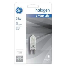 75-Watt T4 Quartz Halogen Lamp 1