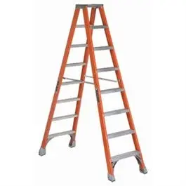 8-Ft. Twin Ladder, Fiberglass, Type-Ia 300-Lb. Duty Rating 1