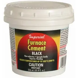 8-Oz. Black Furnace Cement 1
