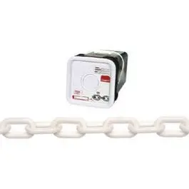 #8 White Plastic Chain, 138-Ft. 1