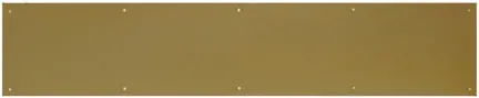 8 X34  Solid Brass Kick Plate 1