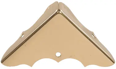 9/16  Solid Brass Decorative Corner 1