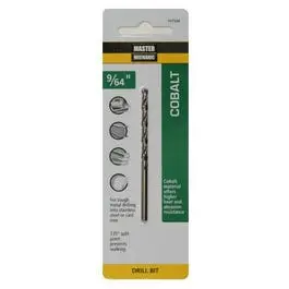 9/64 X 2-7/8-In. Cobalt High-Speed Drill Bit 1