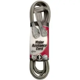 9-Ft. 14/3 Spt-3 250V Gray Air Conditioner Extension Cord 1