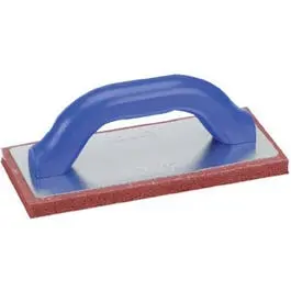 9 X 4 X 5/8-In. Fine Cell Red Rubber Float 1