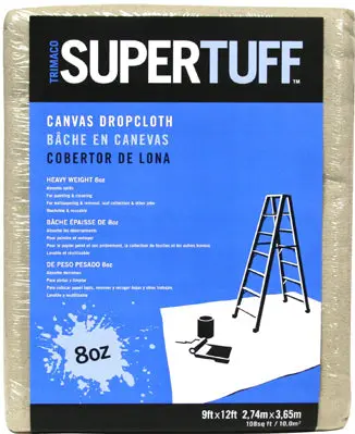 9 X12 Canvas Drop Cloth 1