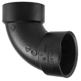 90-Degree Pipe Elbow, Abs Dwv, 2-In. 1