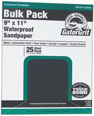 9X11 Waterproof 400 Bulk Sandpaper 1